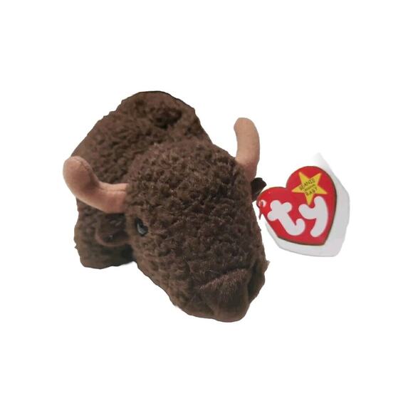 Ty Beanie Babies Roam the Buffalo, 1998 PE Pellets, Great Used Condition - Picture 2 of 4